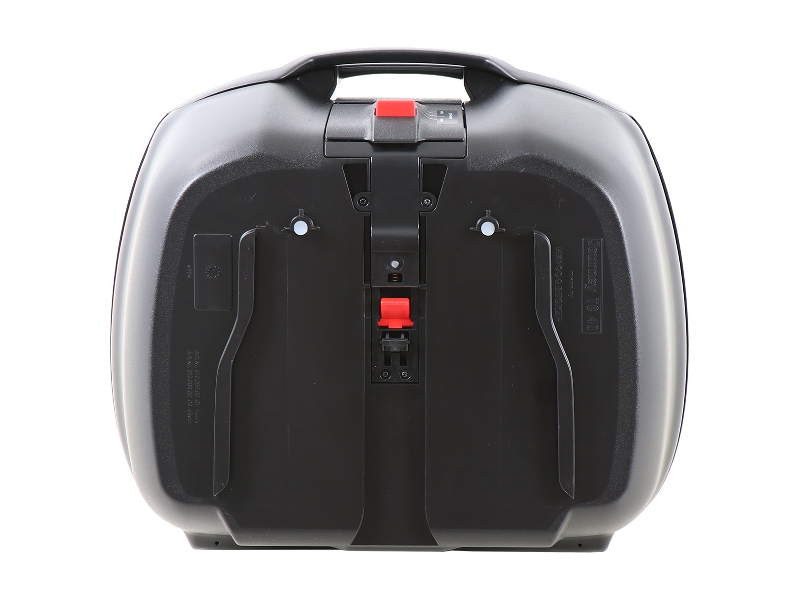 Journey Topcase 40 plateado incl. palet de topcase universal para portadores de terceros Hepco & Becker