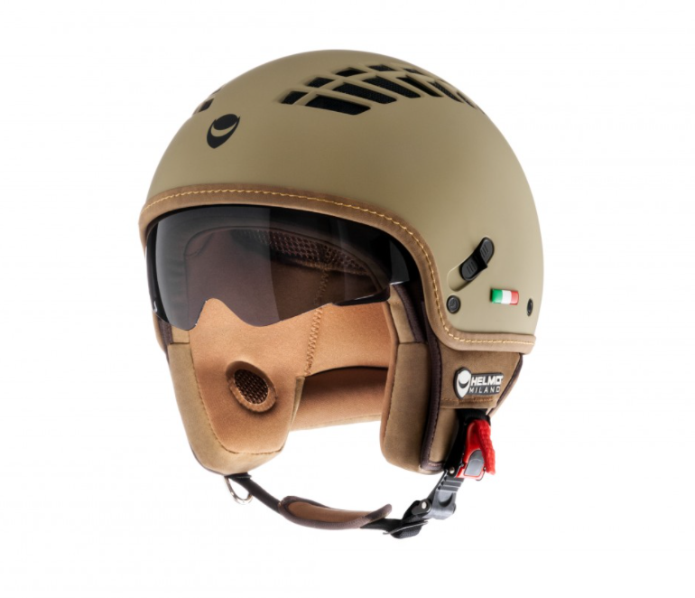 Helmo Milano Demi Jet, ViaColVento, verde, mate