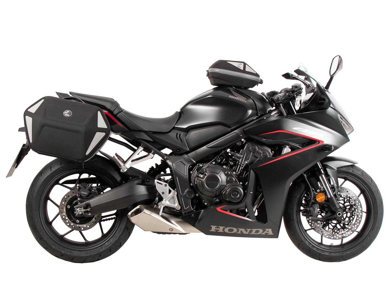 Soporte lateral C-Bow negro para Honda CBR 650 R / E-Clutch (24-) Hepco & Becker