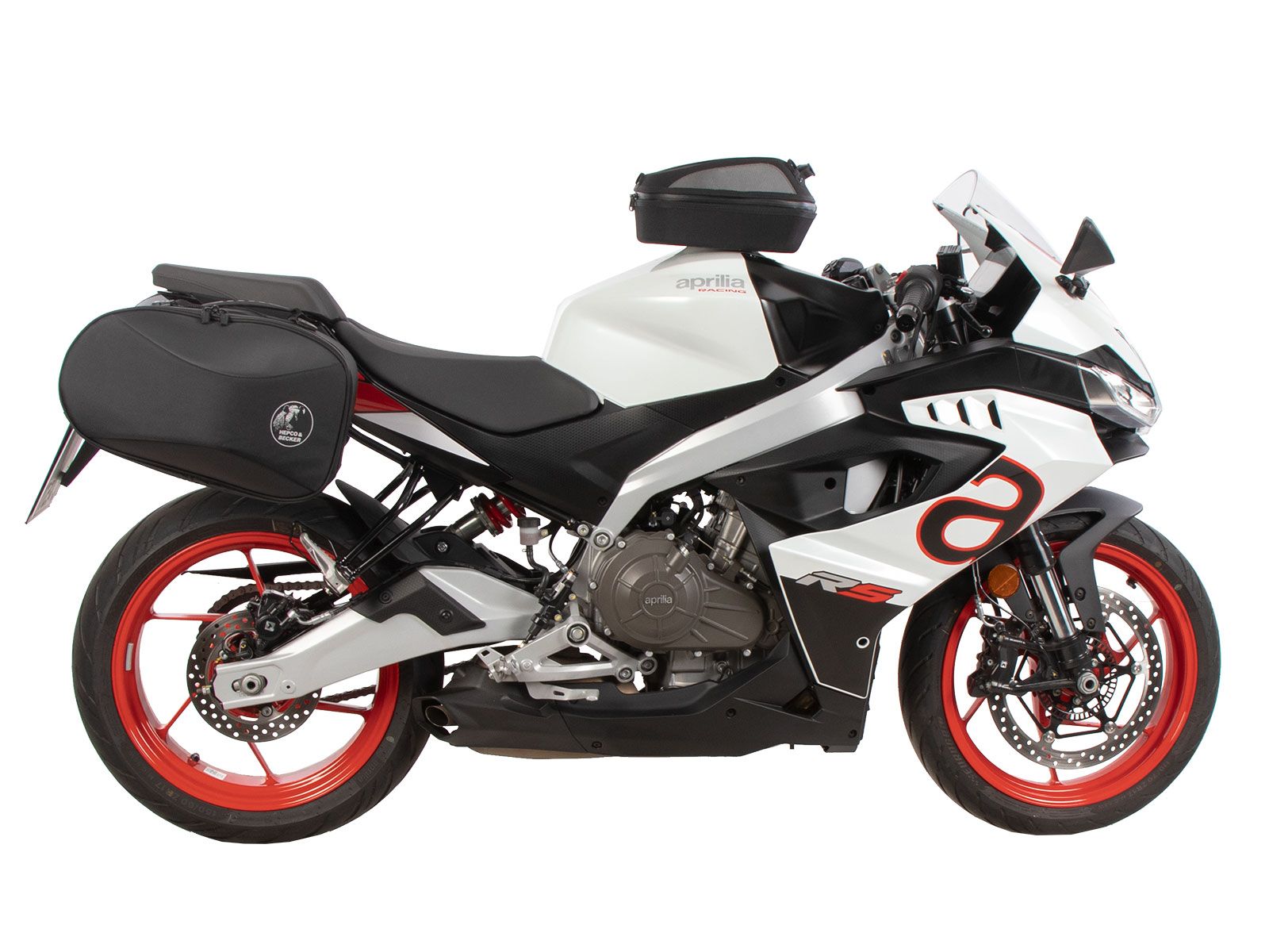 Soporte lateral C-Bow negro para Aprilia RS 457 (24-) Hepco & Becker