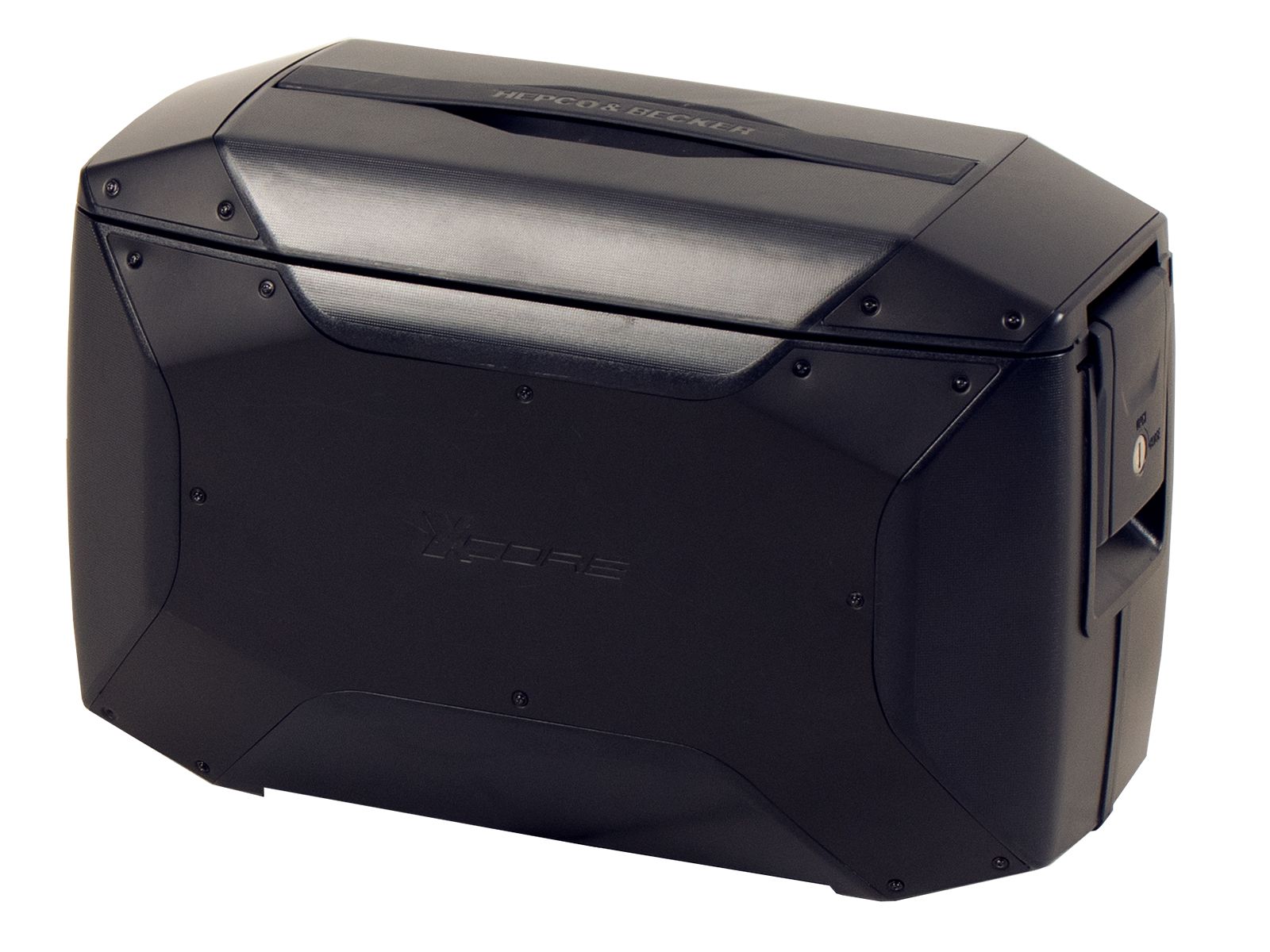 Funda lateral Xcore negra para soporte C-Bow Hepco & Becker