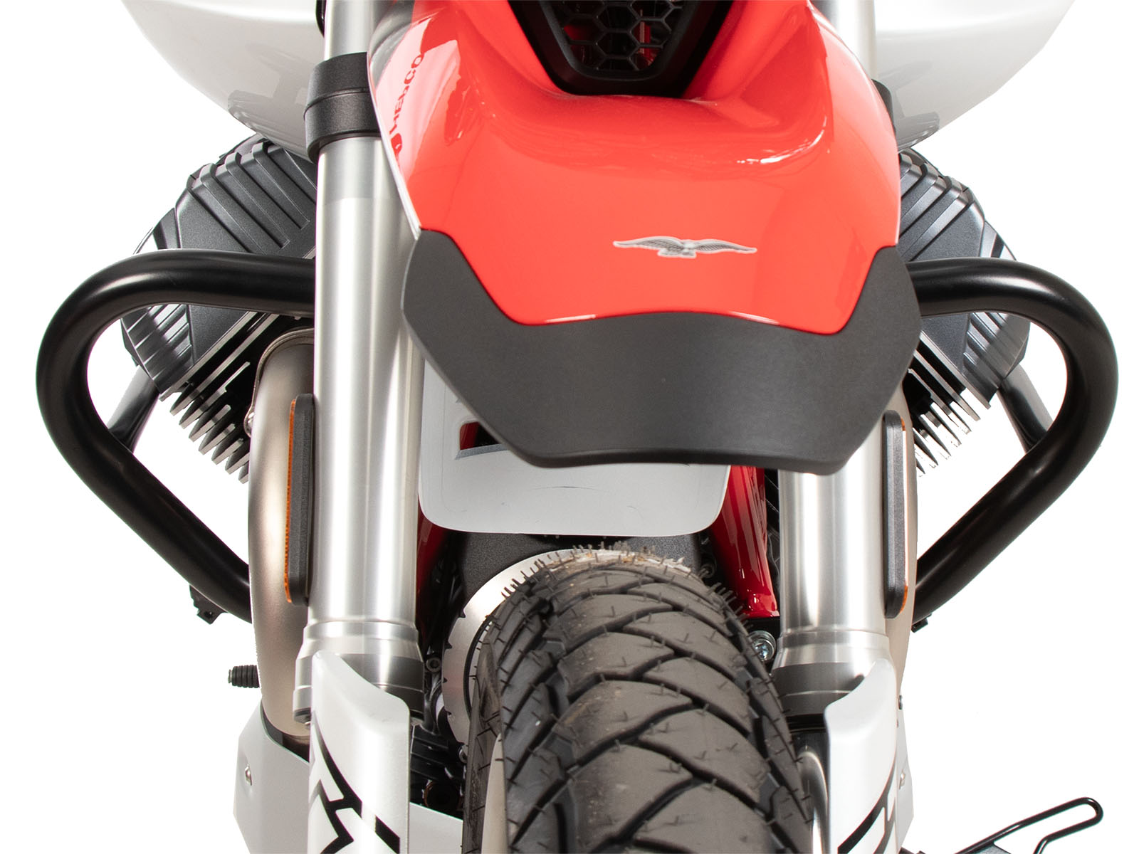 Guardamotor negro para Moto Guzzi V85 TT (24-) Hepco & Becker