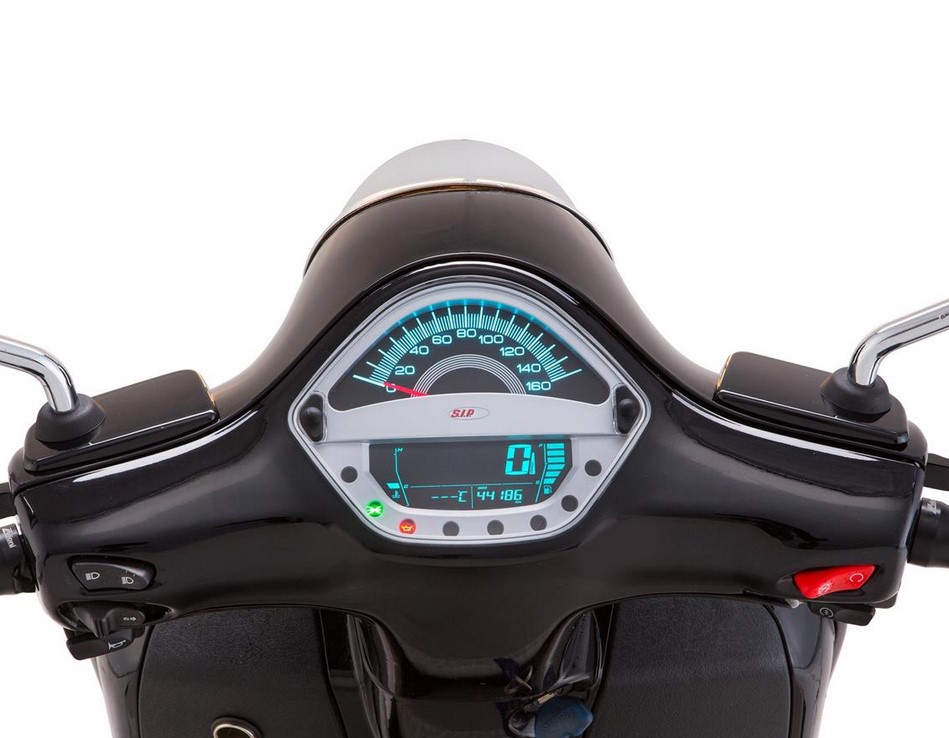 Cuentavueltas/cuentavueltas para Vespa GTS 250cc (-'13), plata
