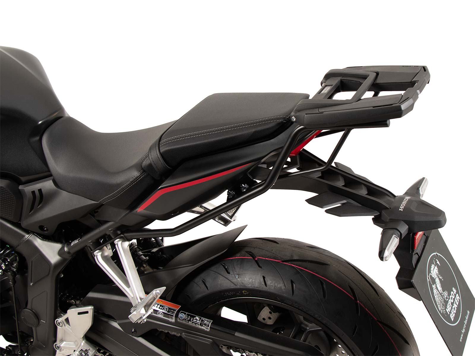 Portamaletas Easyrack negro para Honda CBR 650 R / E-Clutch (24-) Hepco & Becker
