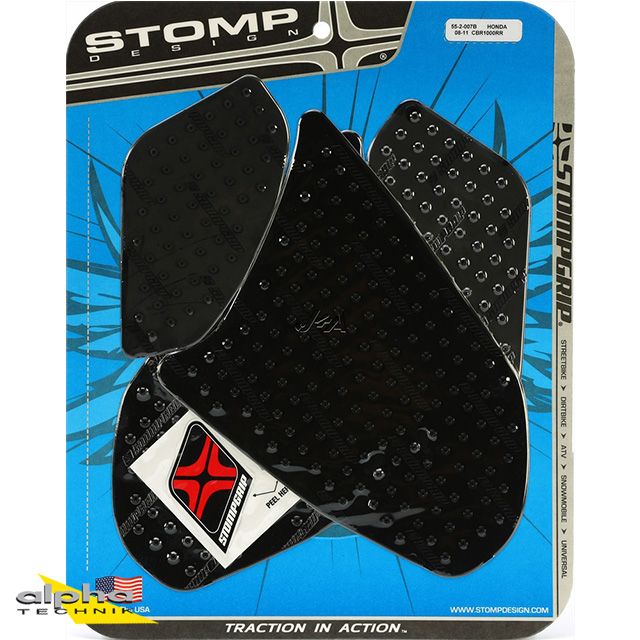 Stompgrip negro Volcano para Honda CBR1000RR 2008-11