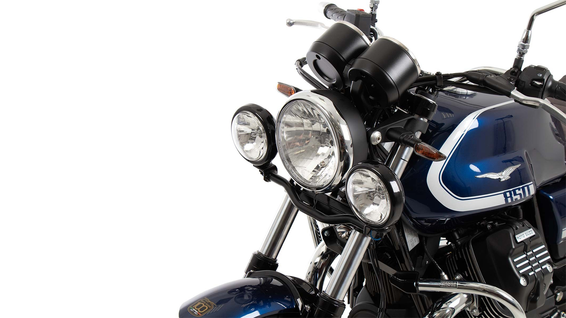 Faro auxiliar Twinlight (luz de carretera) para Moto Guzzi V7 Special/Stone/Centenario (21-24)