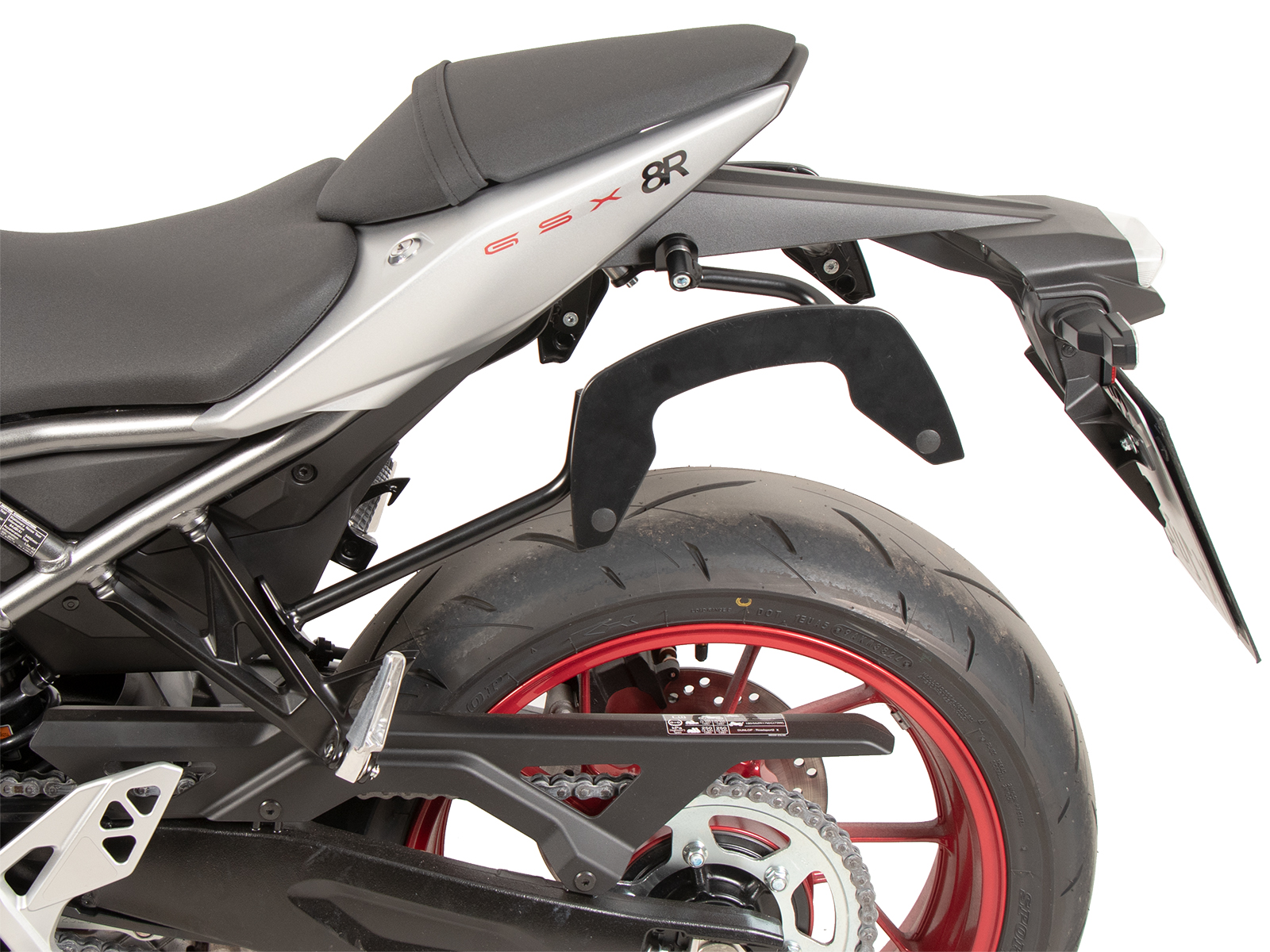 Soporte lateral C-Bow negro para Suzuki GSX-8R (24- ) Hepco & Becker