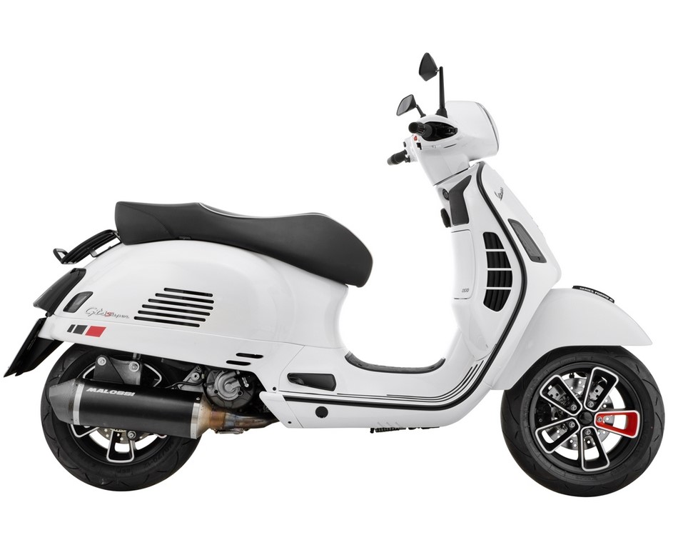 Tetón del guardabarros para Vespa GTS/GTS Super/GT/GT L 125-300cc, negro mate