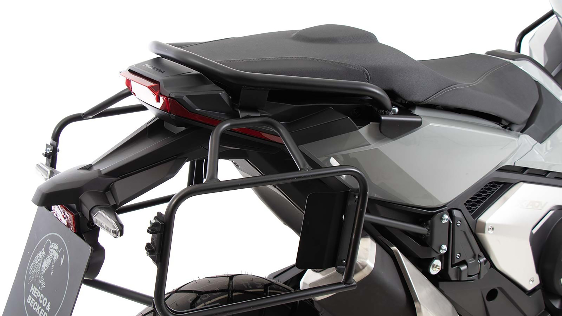 Asidero / barandilla negro para silenciador trasero para Honda X-ADV 750 (21-24) Hepco & Becker