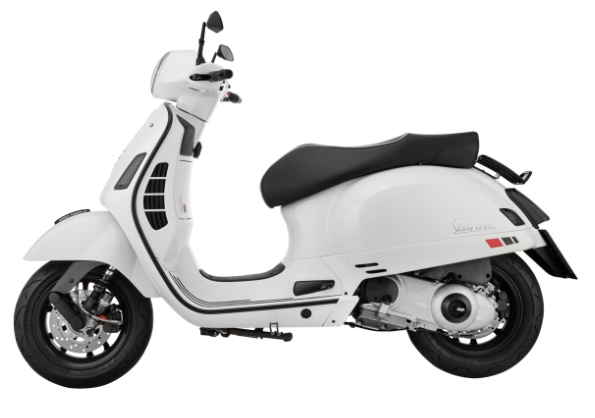 Tapa vario para Vespa, negro mate