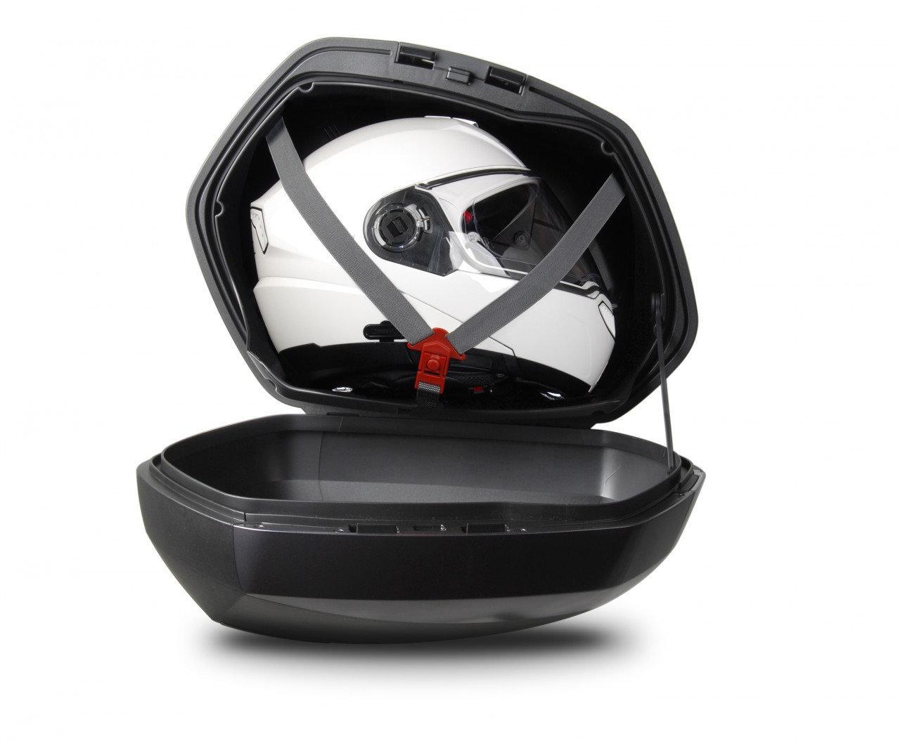 Juego de maletas laterales Shad SH36, negras con cubierta con efecto carbono, 36 l