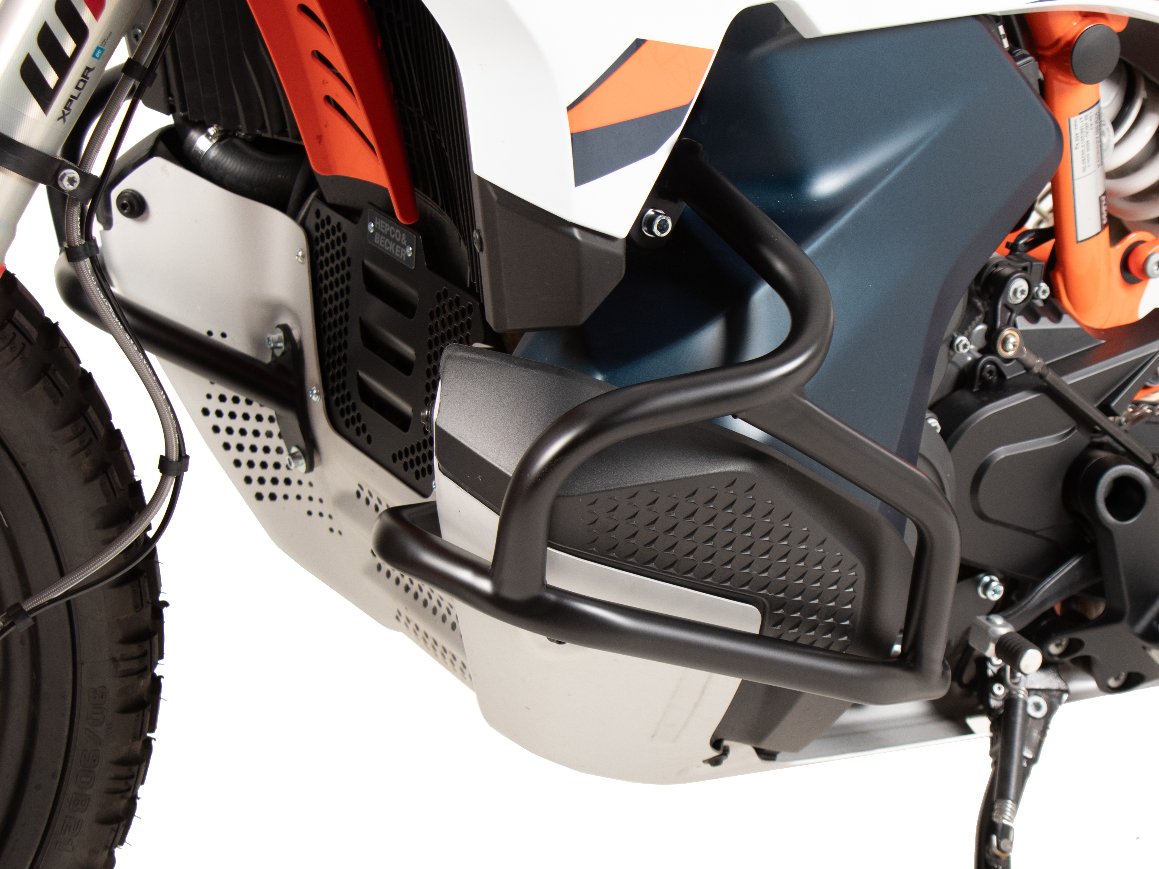 Protector de motor negro para KTM 790 Adventure (24-) Hepco & Becker