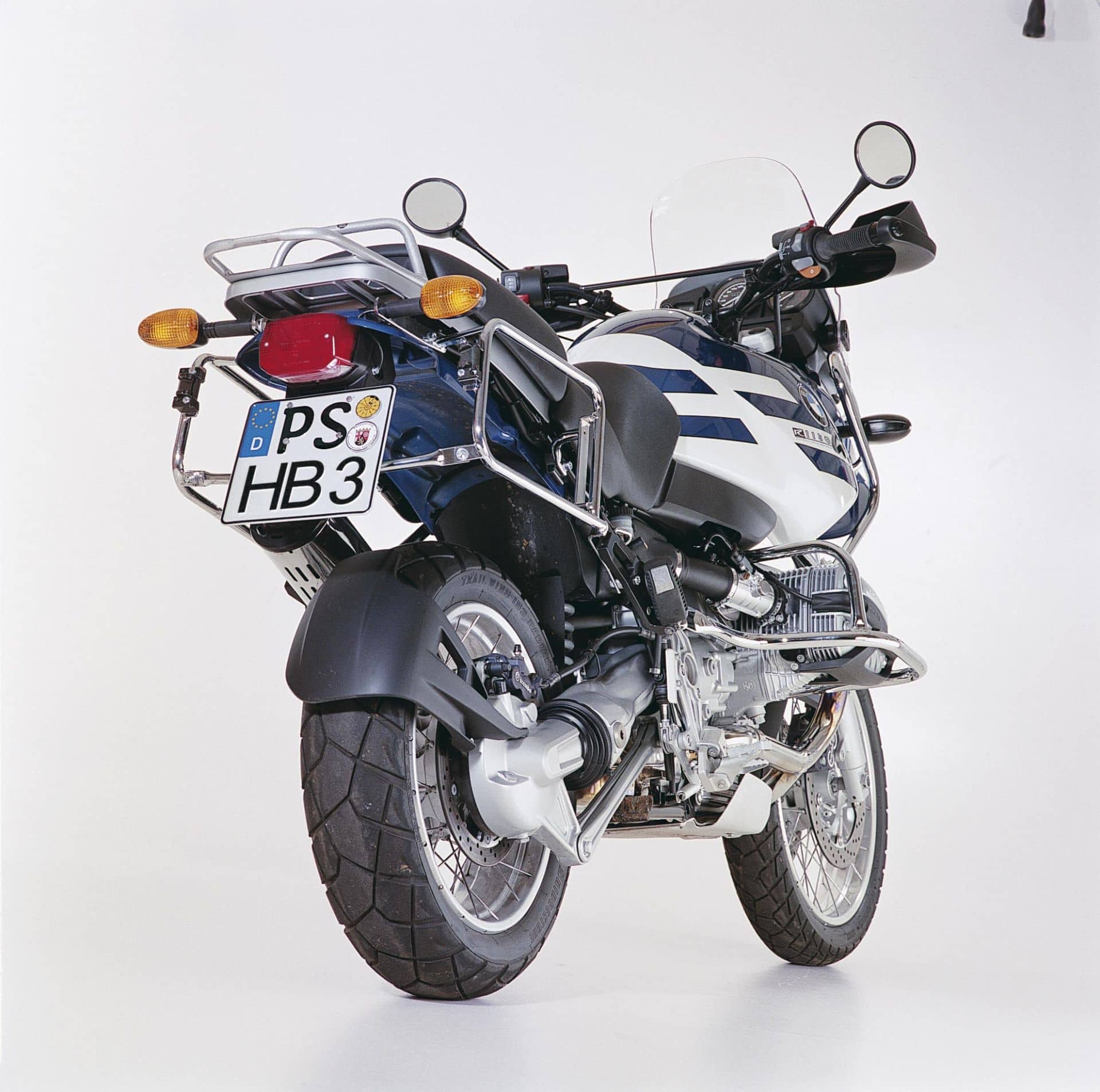 Portamaletas lateral fijo negro para BMW R 1150 GS (00-04) Hepco & Becker