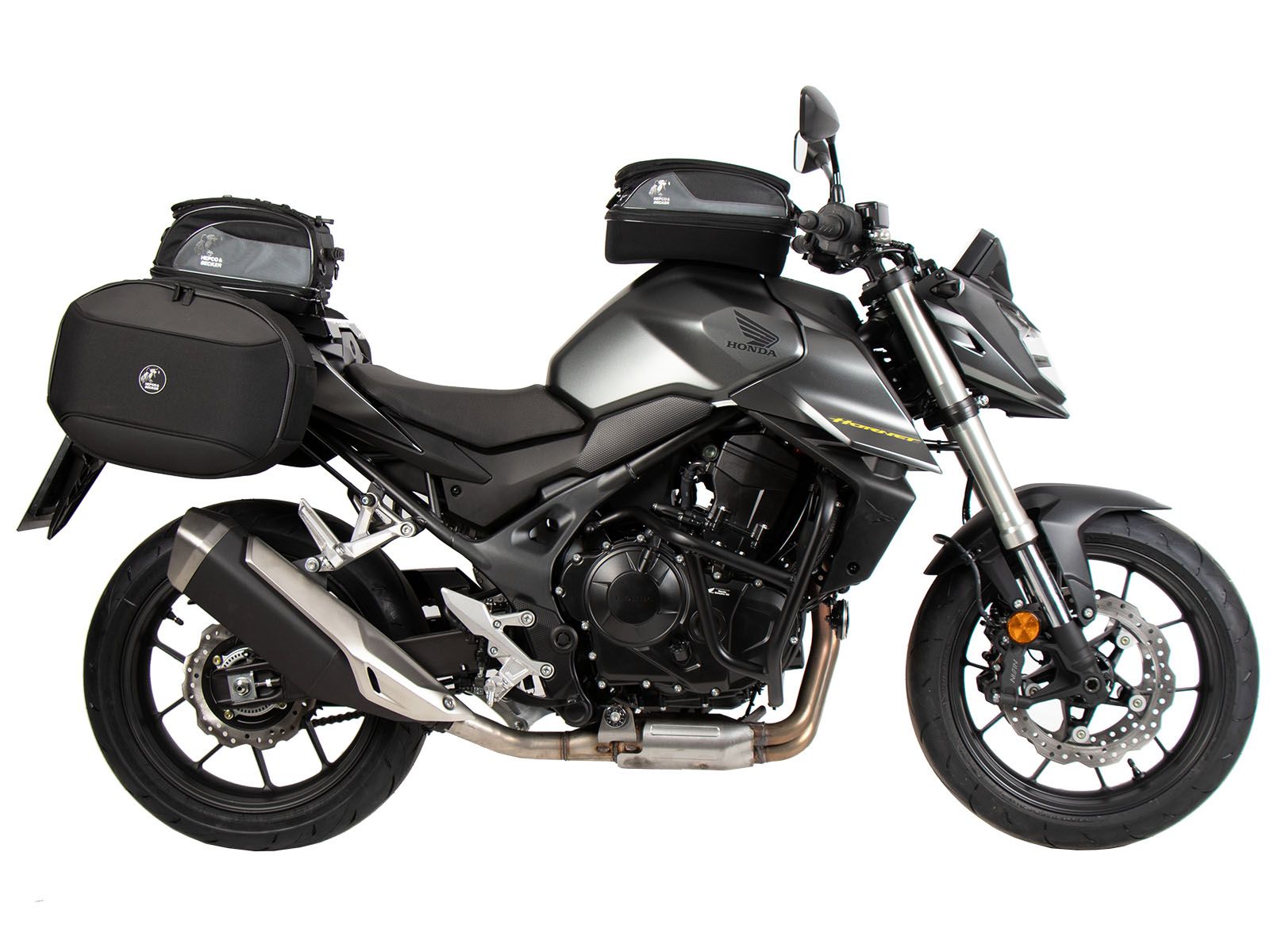 Portaequipajes deportivo negro para Honda CB 750 Hornet (23-) Hepco & Becker