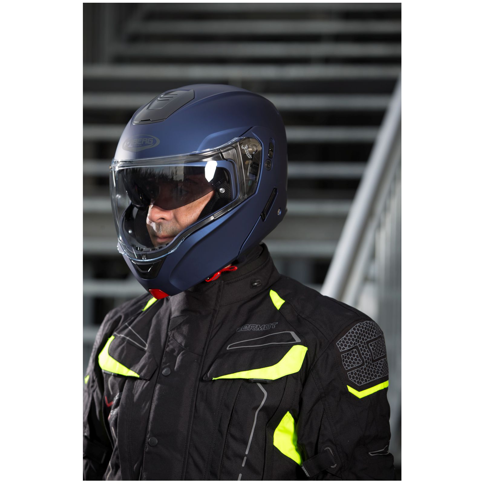 Casco Caberg Horus, azul mate Yama