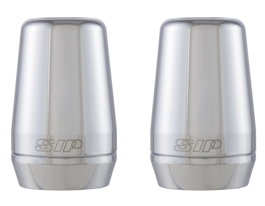 Contrapesos de manillar para Vespa GTS/GTS Super/GTV/GT 60/GT/GT L 125-300cc, cromados