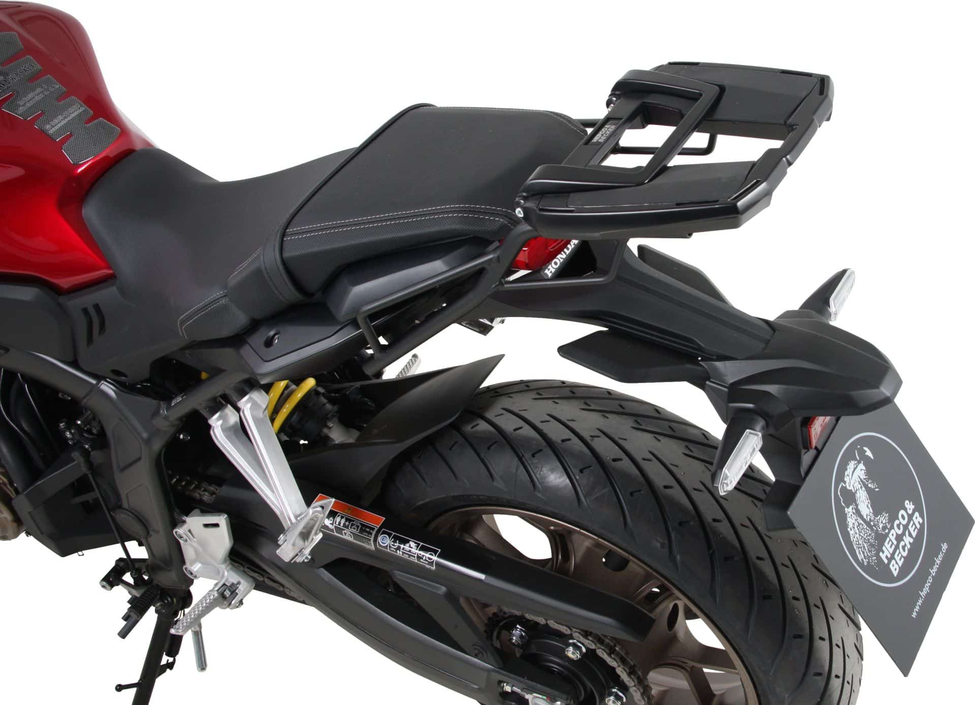 Portamaletas Easyrack negro para Honda CBR 650 R (19-20) Hepco & Becker