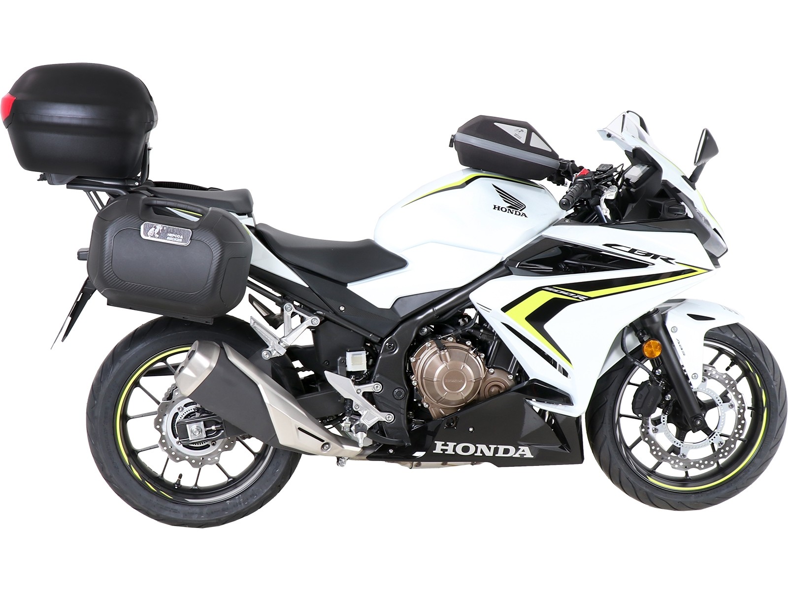Portamaletas Alurack antracita para Honda CBR 500 R (19-23) Hepco & Becker