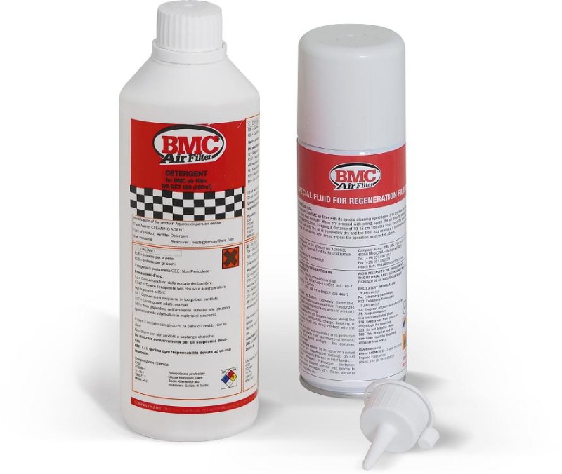 Kit de limpieza del filtro de aire BMC Sport (200 ml de aceite para filtros y 500 ml de limpiador - WA200-500)