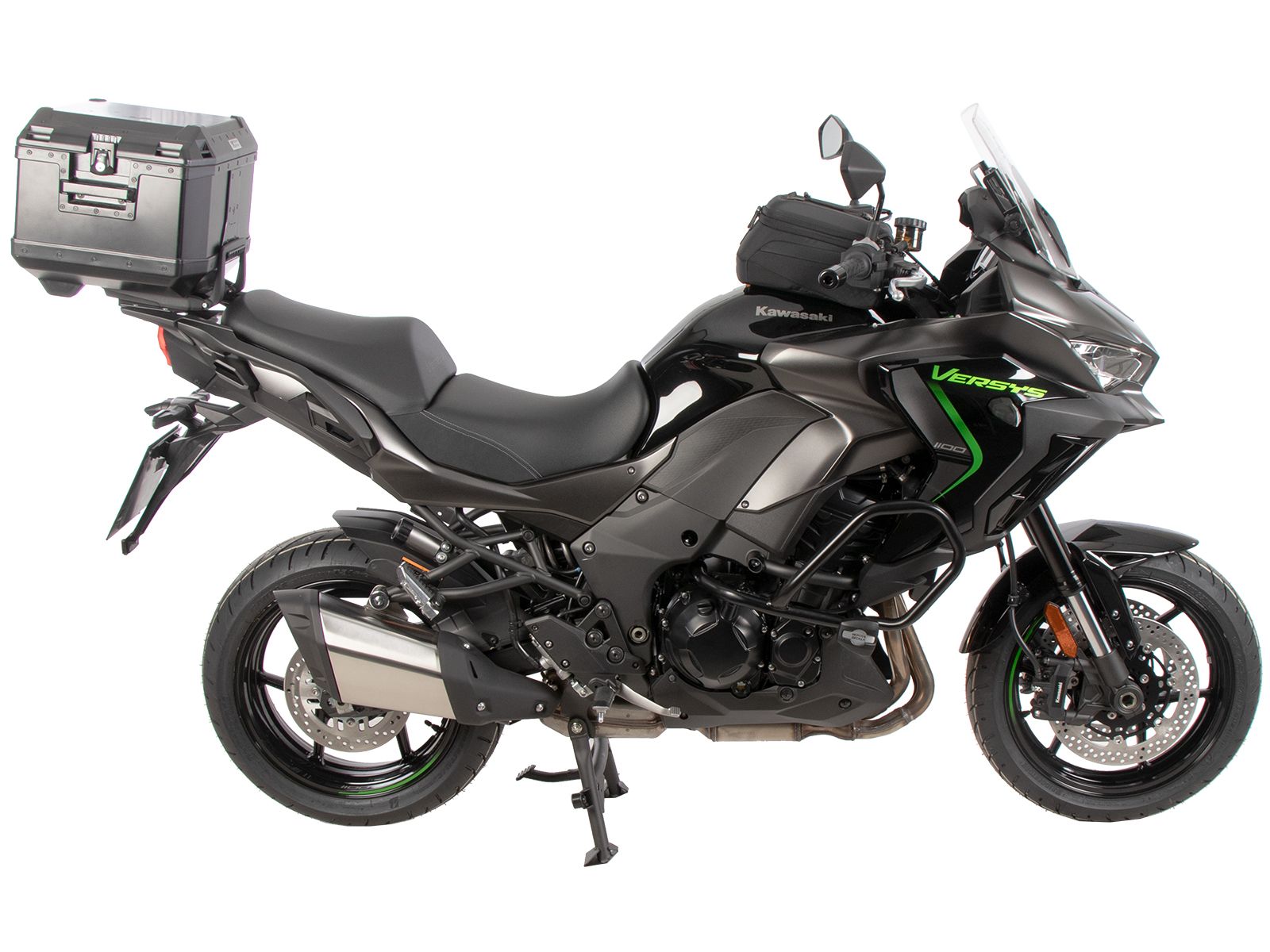 Portamaletas Easyrack negro para Kawasaki Versys 1100 /SE (25-) Hepco & Becker
