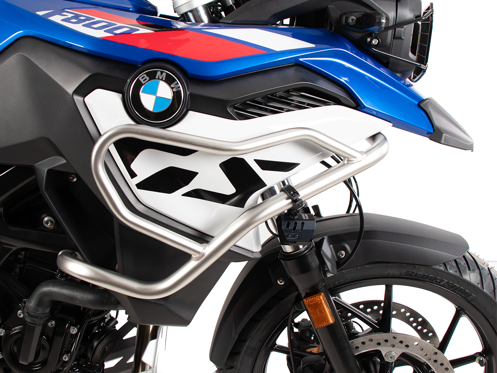 Protector de depósito de acero inoxidable para BMW F 800 GS (24-) Hepco & Becker