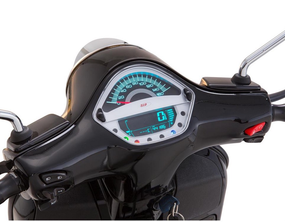 Cuentavueltas/cuentavueltas para Vespa GTS 250cc (-'13), plata