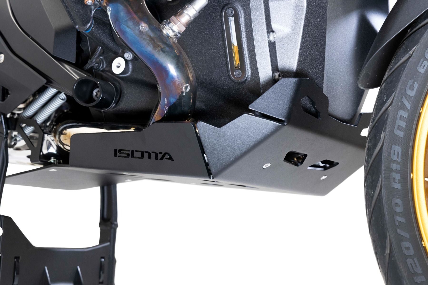 Placa de protección del motor de aluminio para BMW R 1300 GS, negro
