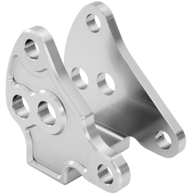 Adaptador para bajar amortiguador, trasero para Vespa Primavera/Sprint, plata