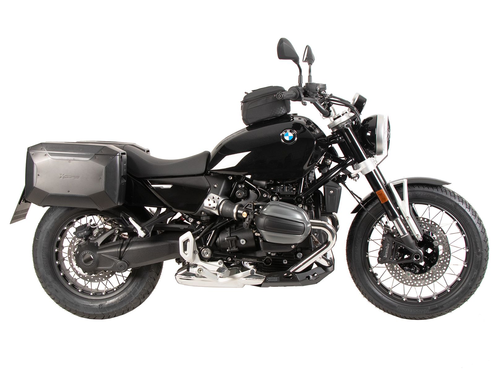 Soporte lateral C-Bow negro para BMW R 12 (24-) Hepco & Becker