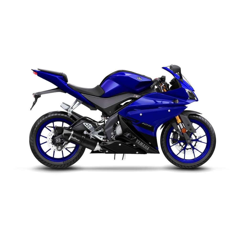 Sistema completo LeoVince LV One Evo para Yamaha MT-125 /YZF-R 125, carbono, homologación E