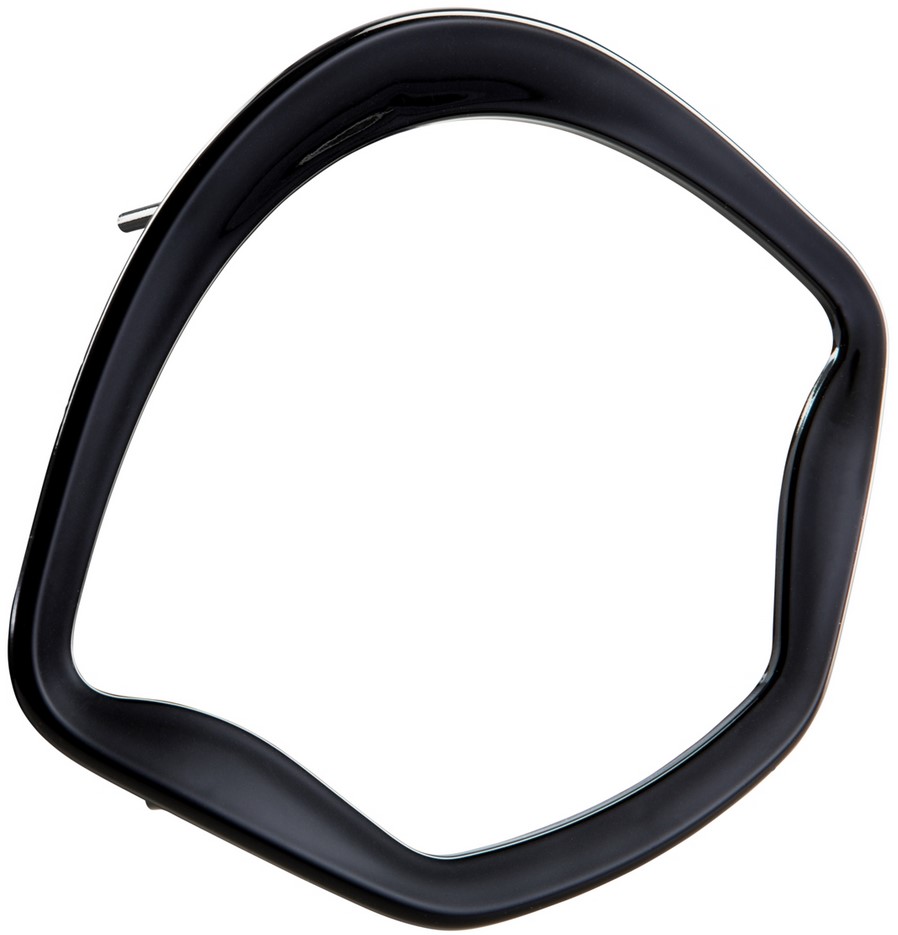 Anillo decorativo velocímetro para Vespa GTS/GTS Super 125-300cc ('14-), negro brillante