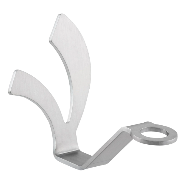Gancho para casco, bajo asiento para Vespa, plata