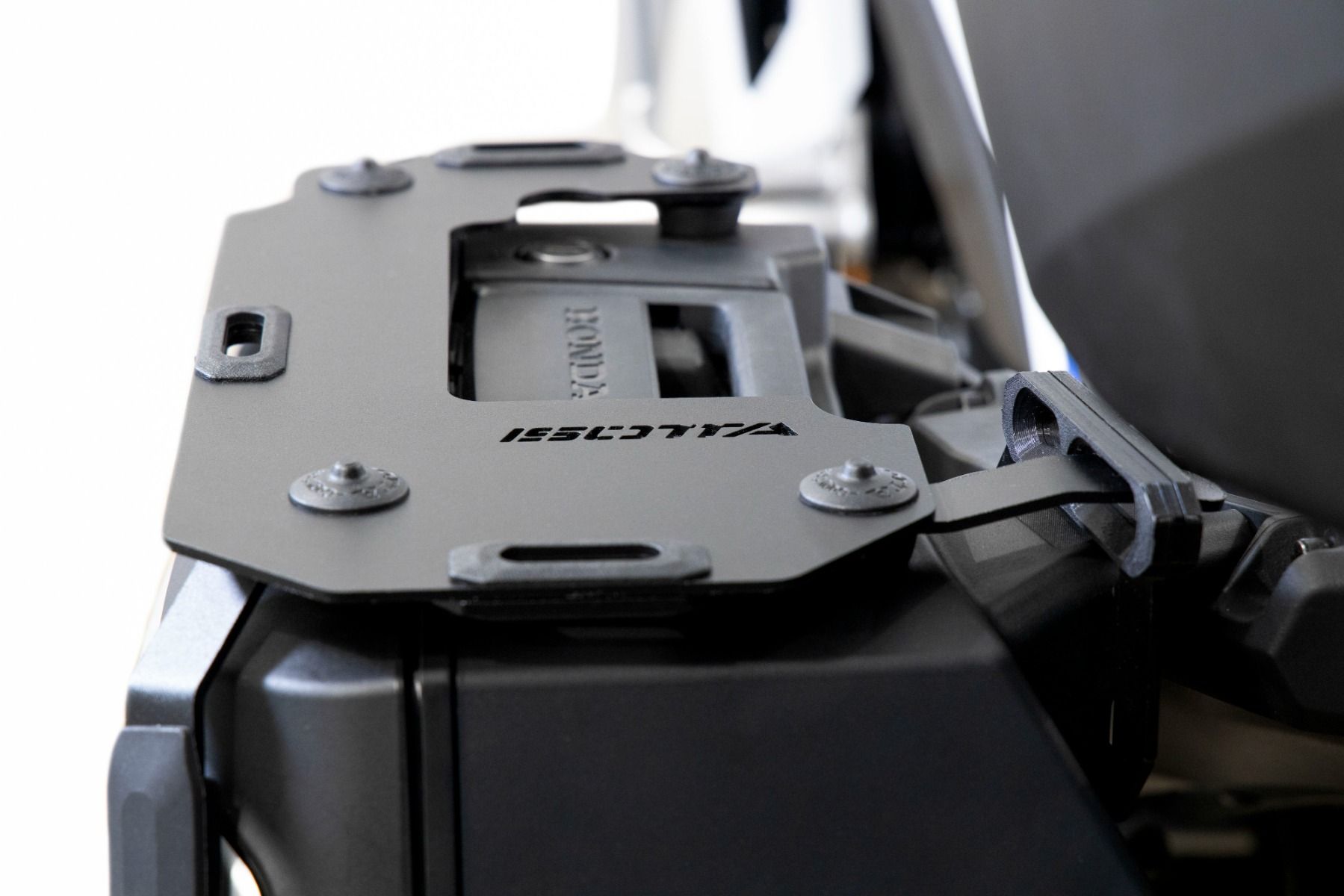 Portaequipajes para maletas laterales Honda XL 750 Transalp /NT 1100 /ADV 750 /NC 750 X, aluminio, negro