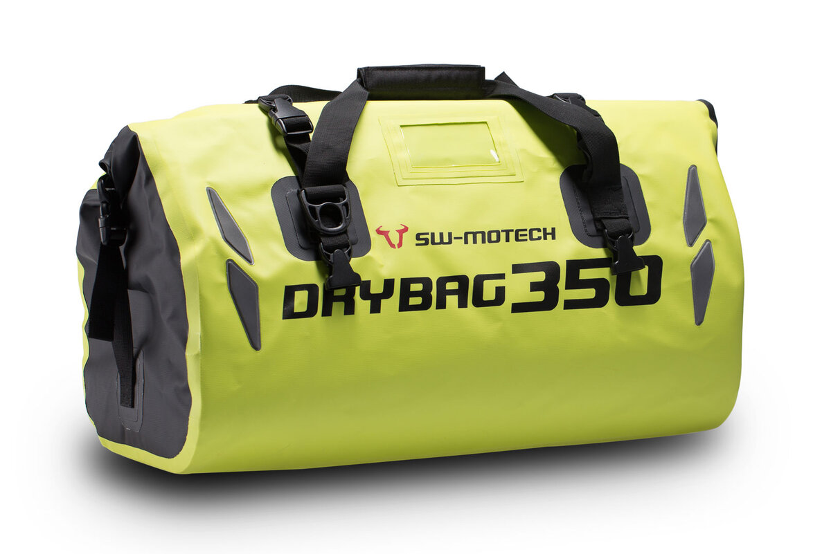 Bolsa trasera Drybag 350 para Aprilia Tuareg 660, amarillo señal - SW Motech