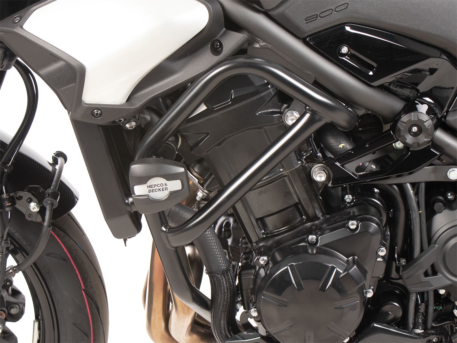 Protector de motor incl. almohadilla de protección para Kawasaki Z 900 /SE (25- ) Hepco & Becker