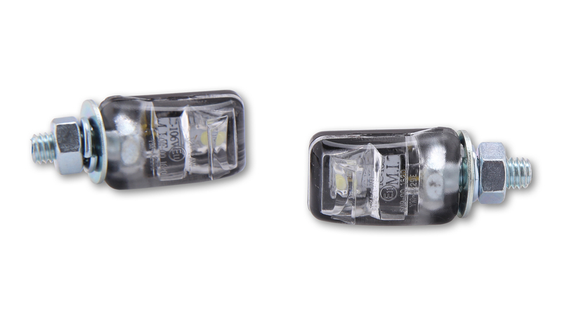 HIGHSIDER smart Picco LED luz de matrícula negro (par)