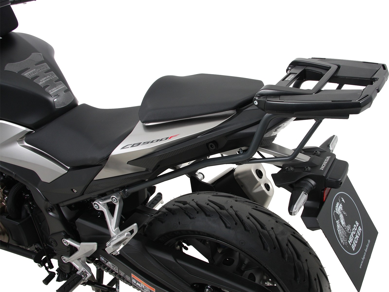 Portamaletas Easyrack antracita para Honda CB 500 F (19-23) Hepco & Becker