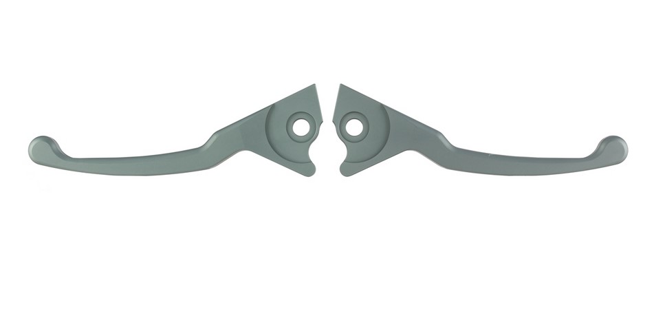 Juego de manetas de freno Sport Shorty para Vespa, derecha e izquierda, gris mate