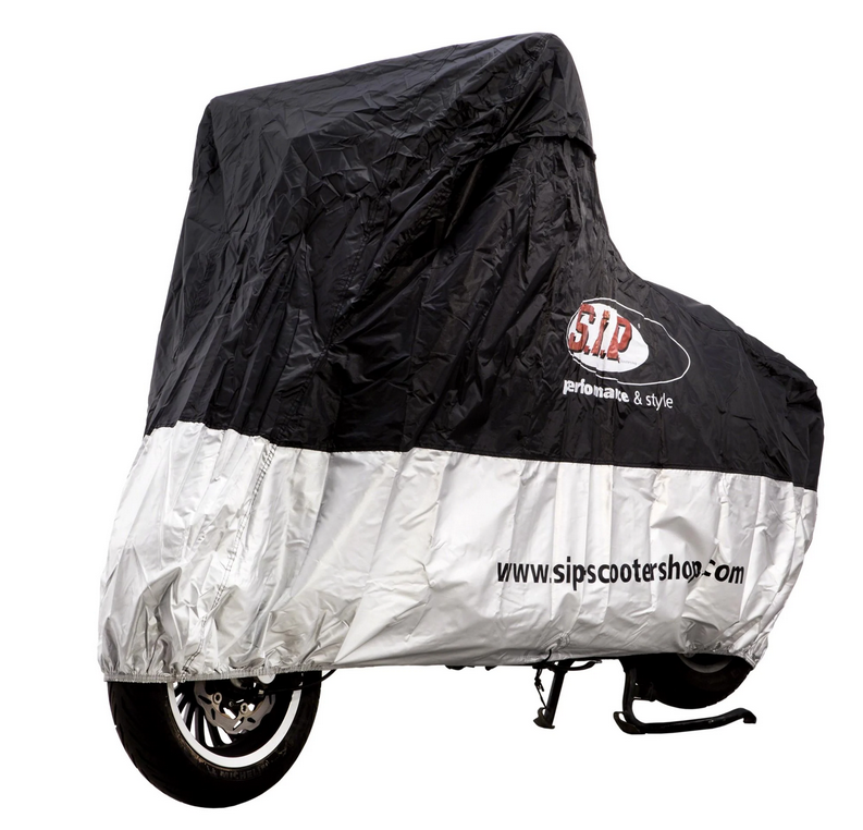 "Scooter" de garaje plegable para exteriores, talla M-L, negro/plateado