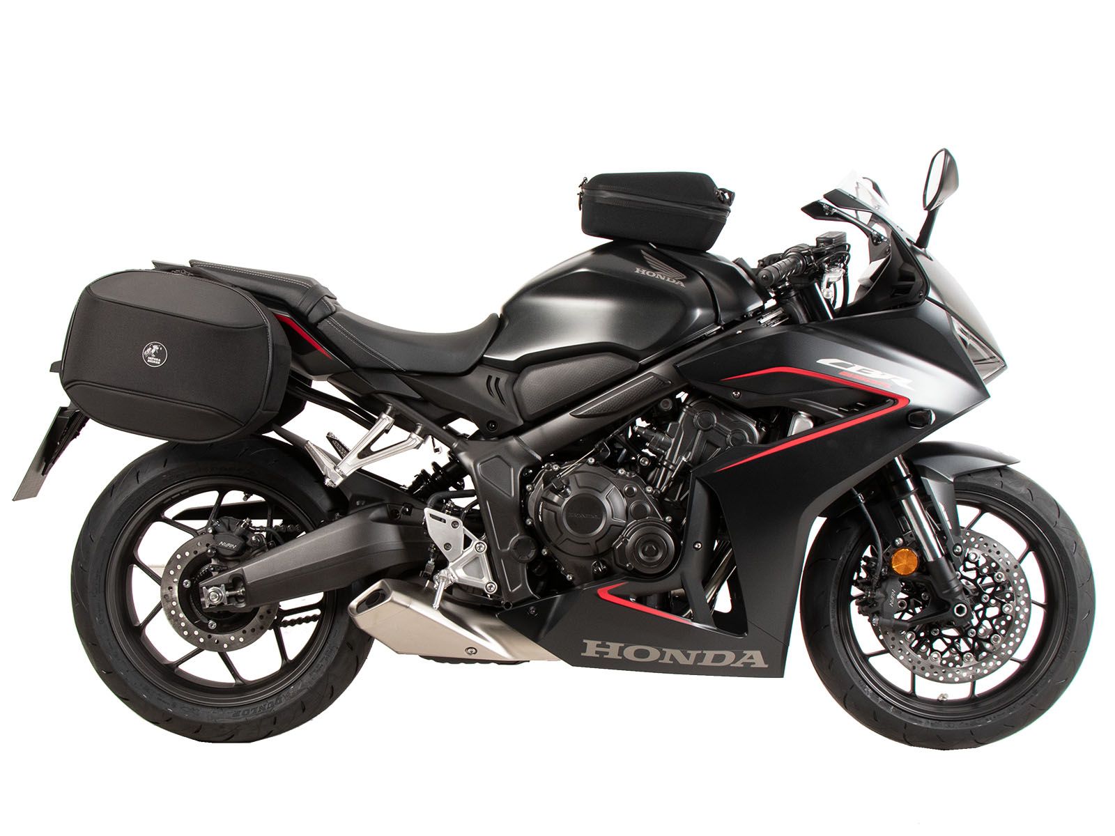 Soporte lateral C-Bow negro para Honda CBR 650 R / E-Clutch (24-) Hepco & Becker