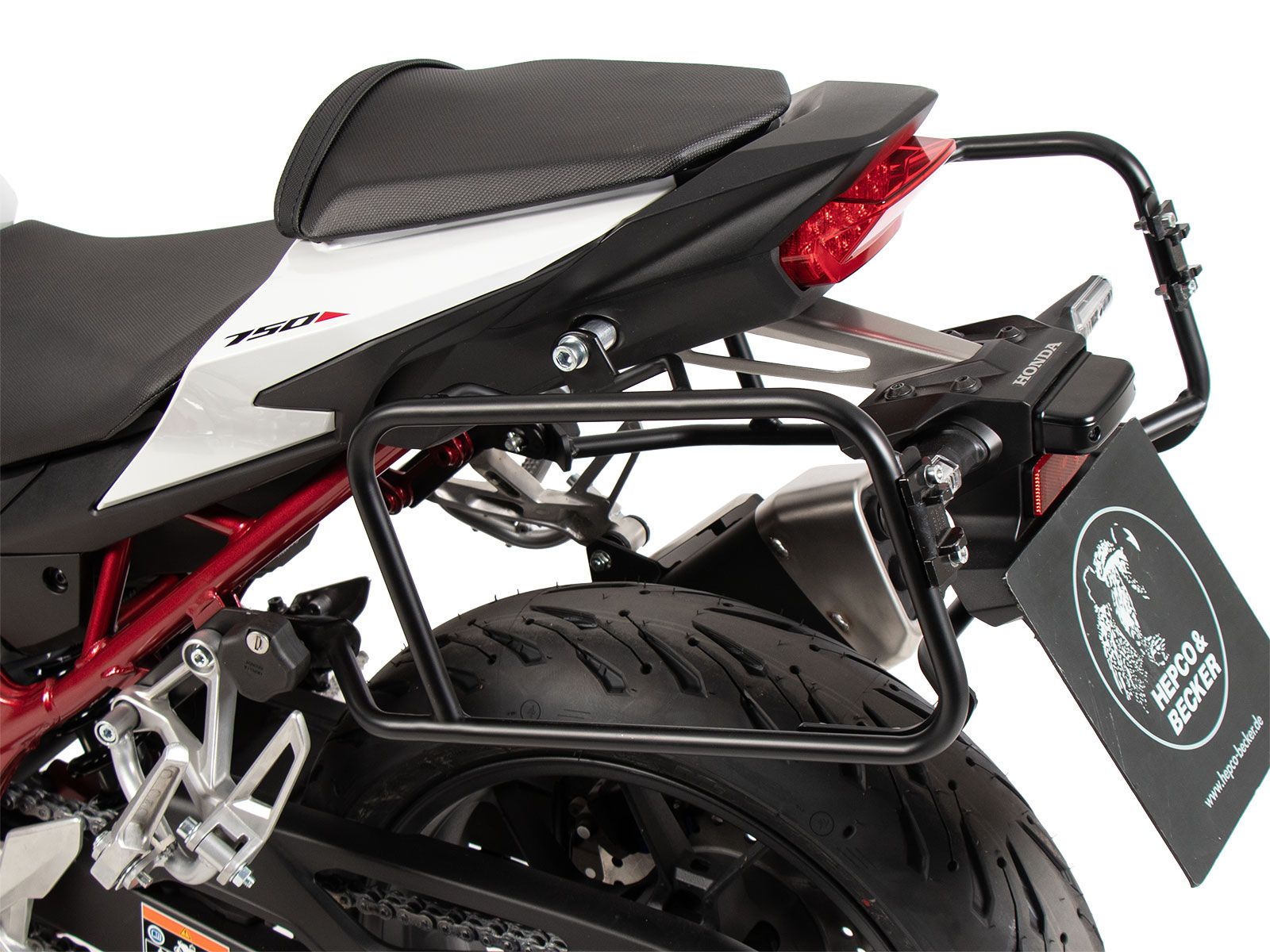 Portamaletas lateral Lock-it negro para Honda CB 750 Hornet (23-) Hepco & Becker