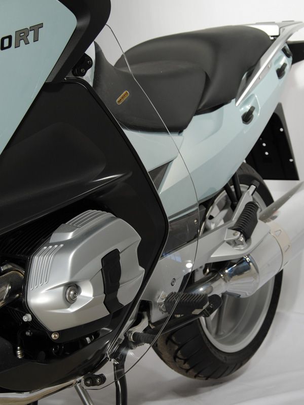 Protectores de pies para BMW R 1200 RT (10-14), humo claro, par