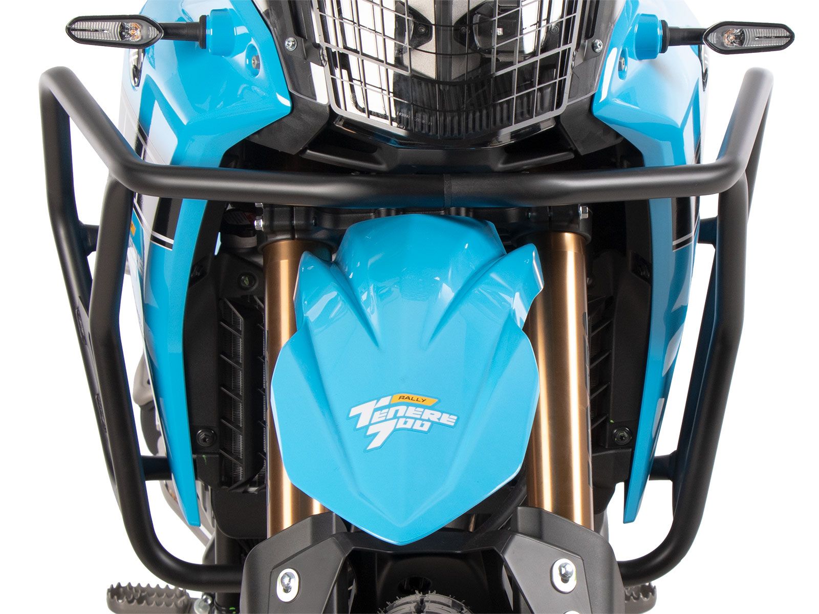 Barra de protección del depósito "Solid" negra para Yamaha Ténéré 700 Rally (25-) Hepco & Becker