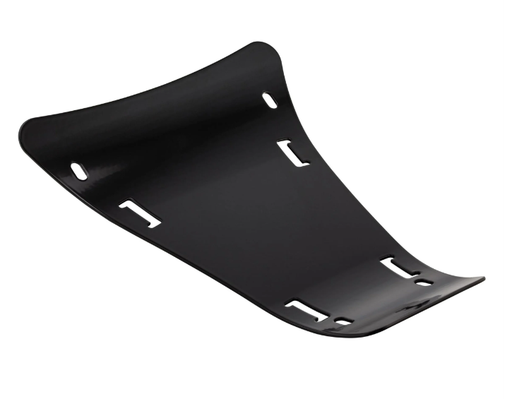 Portaequipajes escalonado Reposapiés 2.0 para Vespa GTS/GTS Super/GTV/GT, negro brillante