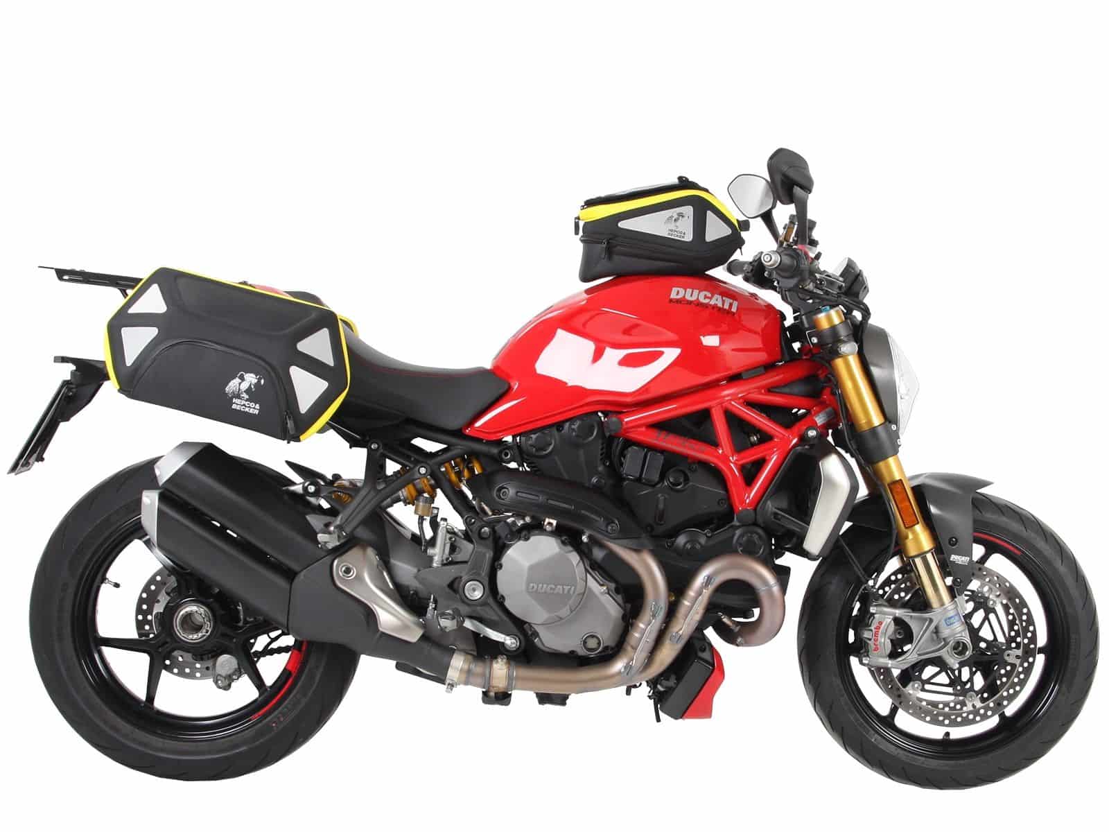 Anillo básico del depósito incl. unidad de cierre de la bolsa del depósito para Ducati Monster 1200 S (17-20) Hepco & Becker