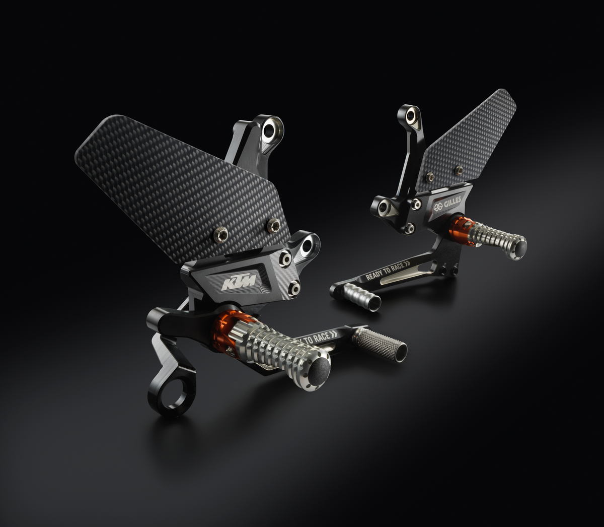 Sistema de reposapiés KTM