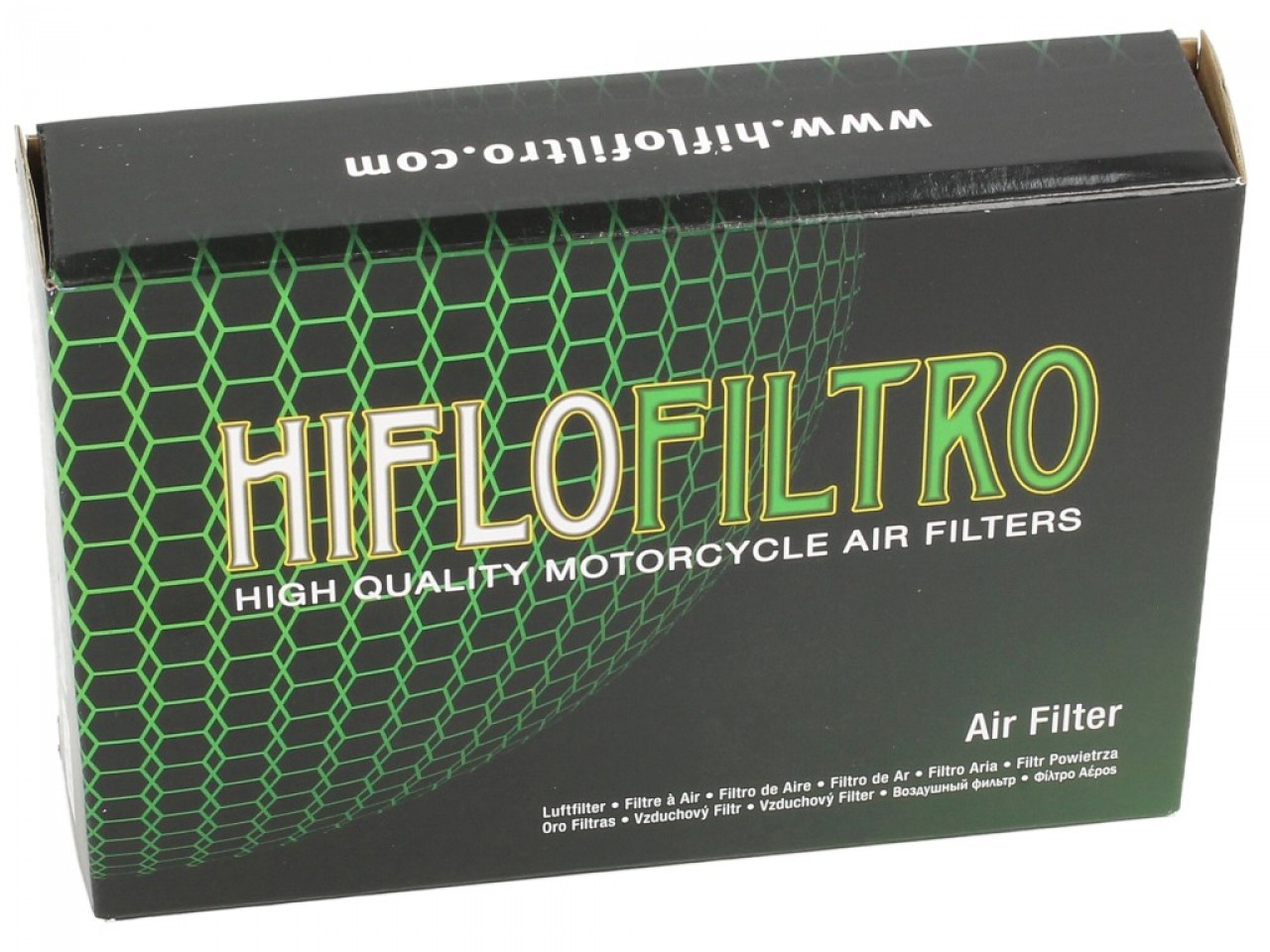 Elemento de filtro de aire HiFlo para Aprilia Tuono V4 (11-) / Moto Guzzi V85 TT