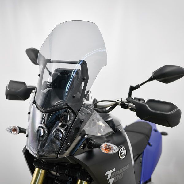 Parabrisas alto gris humo para Yamaha Ténéré 700 (19-24)