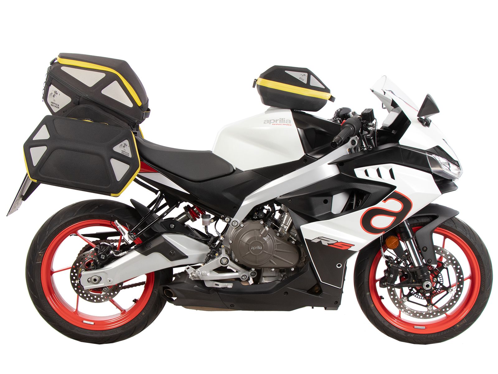 Soporte lateral C-Bow negro para Aprilia RS 457 (24-) Hepco & Becker