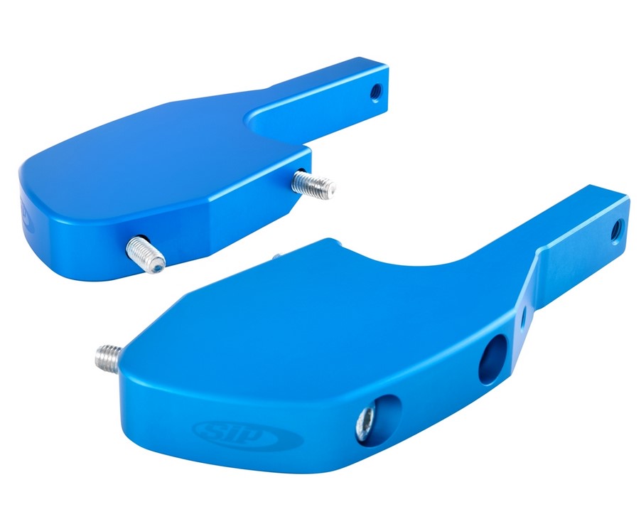 Adaptador de reposapiés para Vespa GTS/GTS Super/GTV/GT 60/GT/GT L 125-300ccm, azul mate